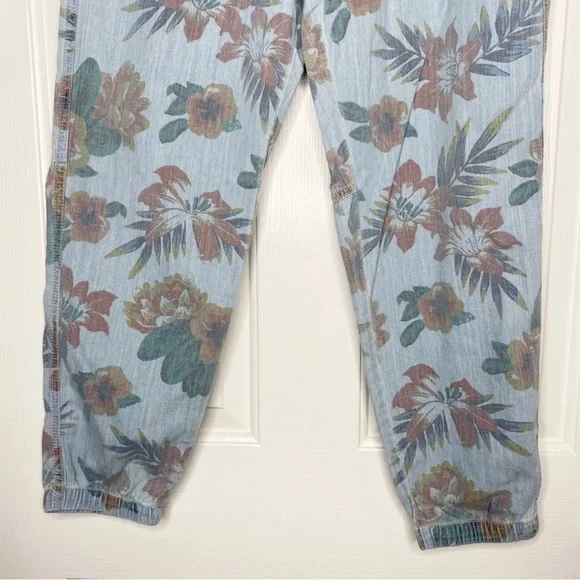 MOTHER Denim No Zip Misfit Floral Pants Fresh Cut NWT - Picture 11 of 15